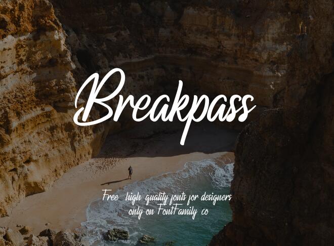 Breakpass Font