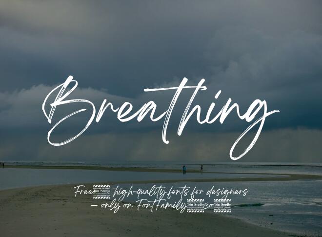 Breathing Font