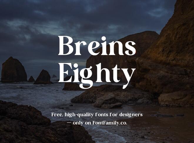 Breins Eighty Font