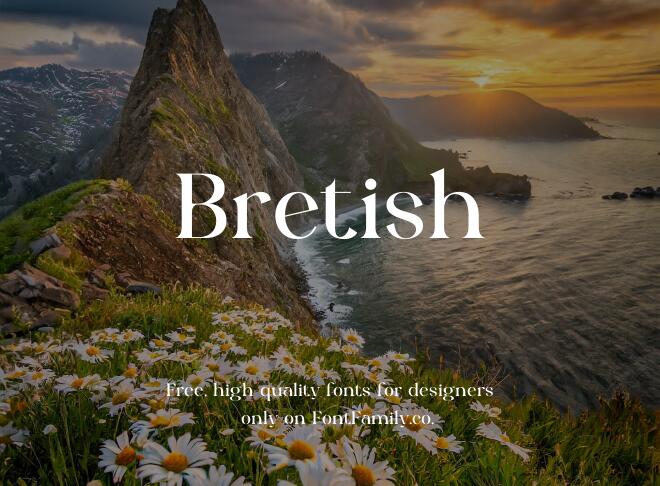 Bretish Font