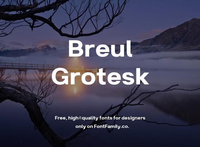Breul Grotesk Font