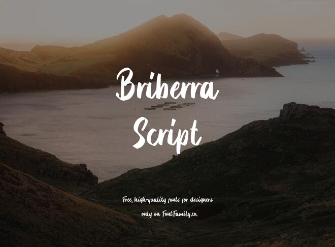Briberra Script Font