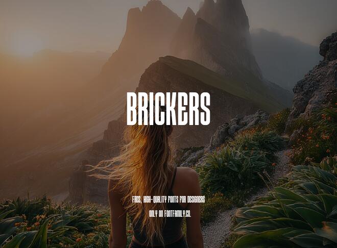 Brickers Font