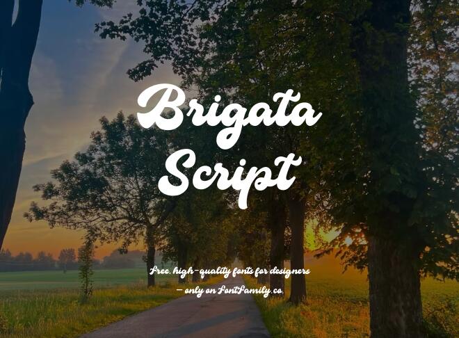 Brigata Script Font