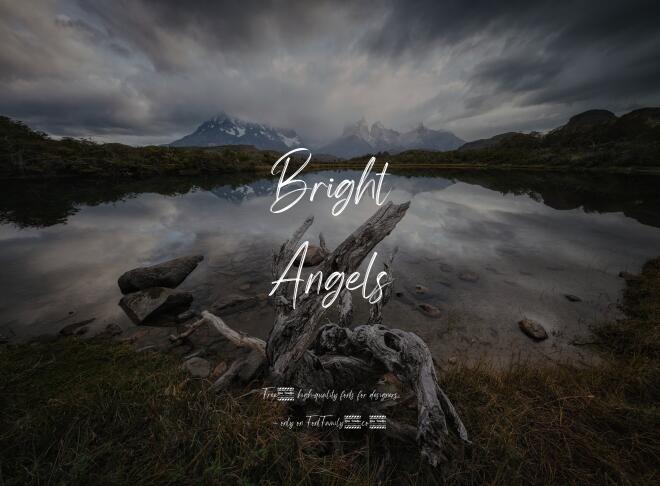 Bright Angels Font