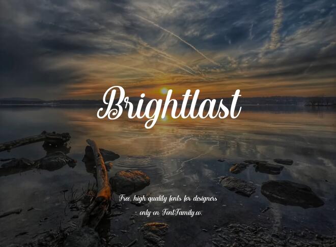 Brightlast Font
