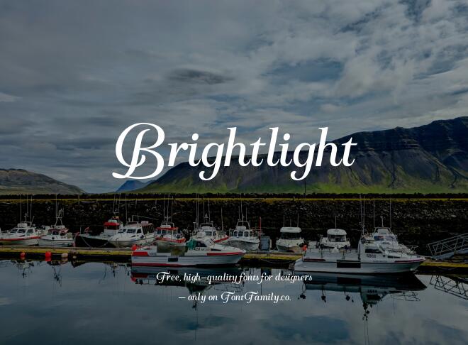 Brightlight Font