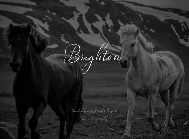 Brighton Font