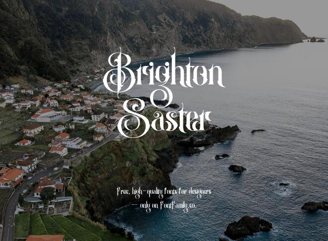 Brighton Saster Font