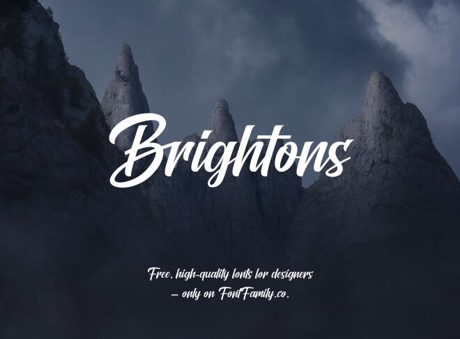 Brightons Font