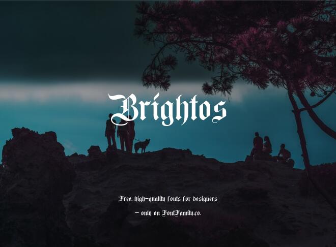 Brightos Font