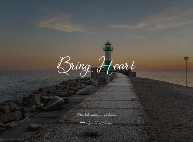 Bring Heart Font