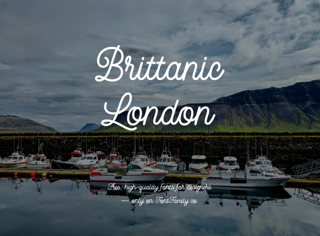 Brittanic London Font