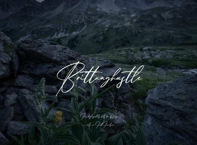 Brittanyhustle Font