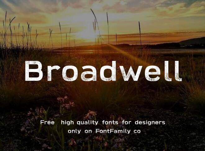 Broadwell Font