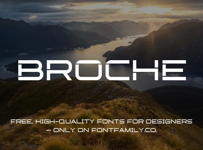 Broche Font