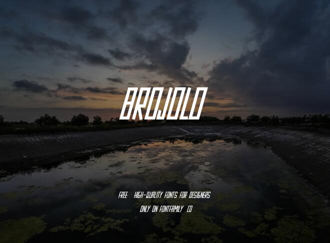 Brojolo Font