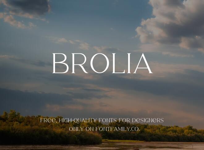 Brolia Font