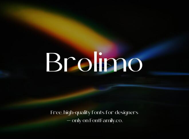 Brolimo Font