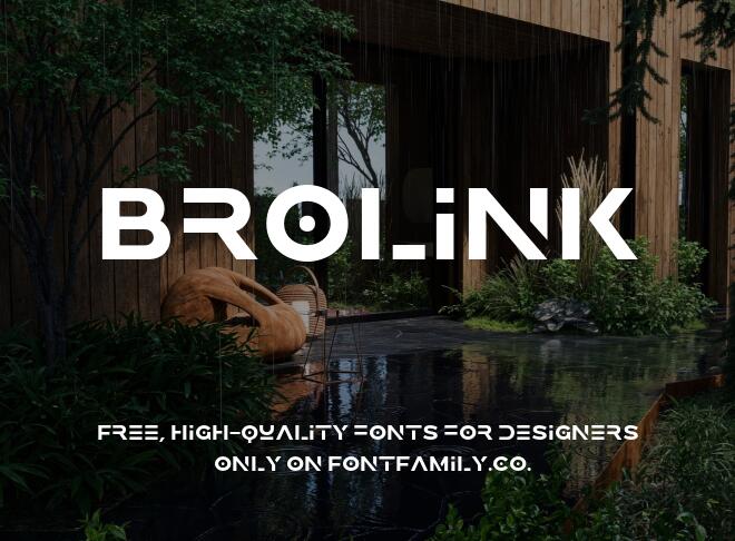 Brolink Font