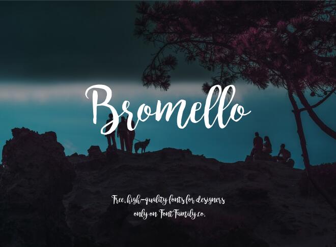 Bromello Font