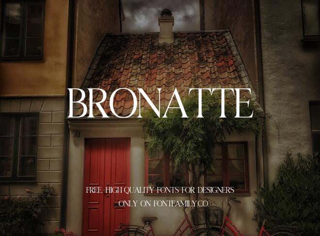 Bronatte Font
