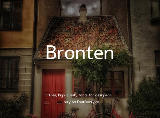 Bronten Font