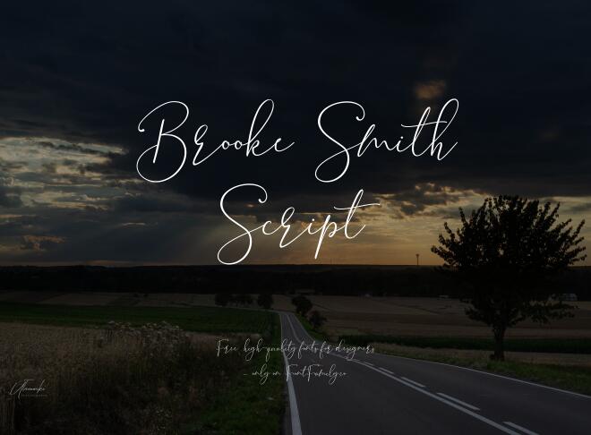Brooke Smith Script Font