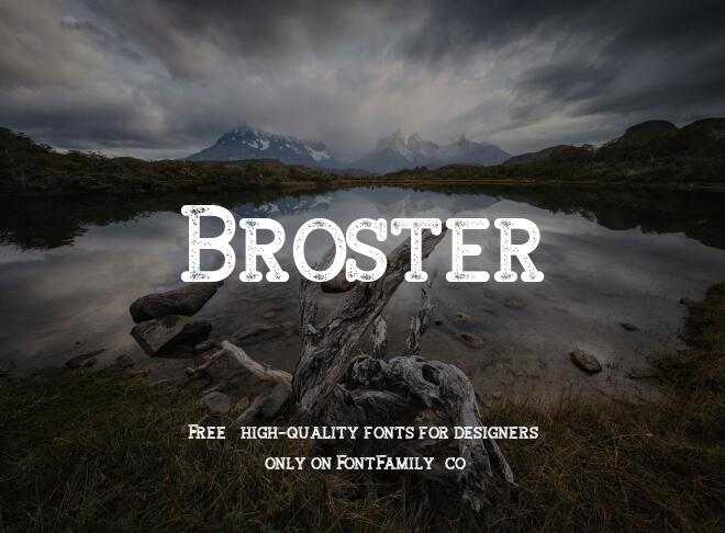 Broster Font