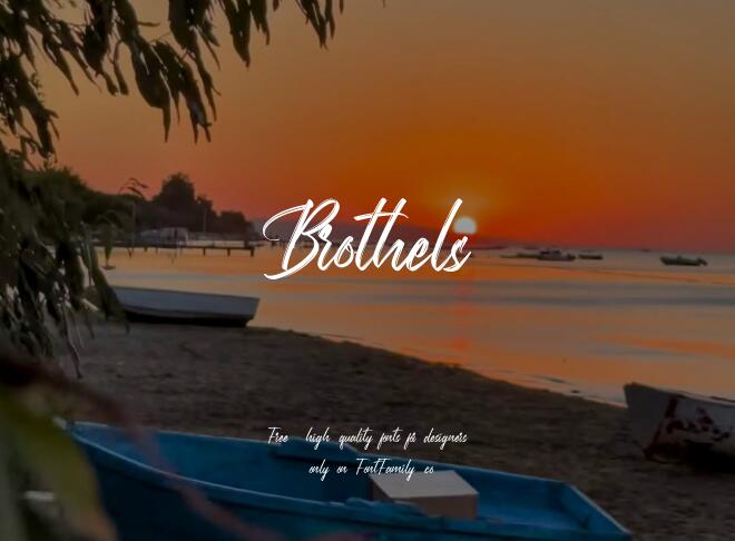 Brothels Font