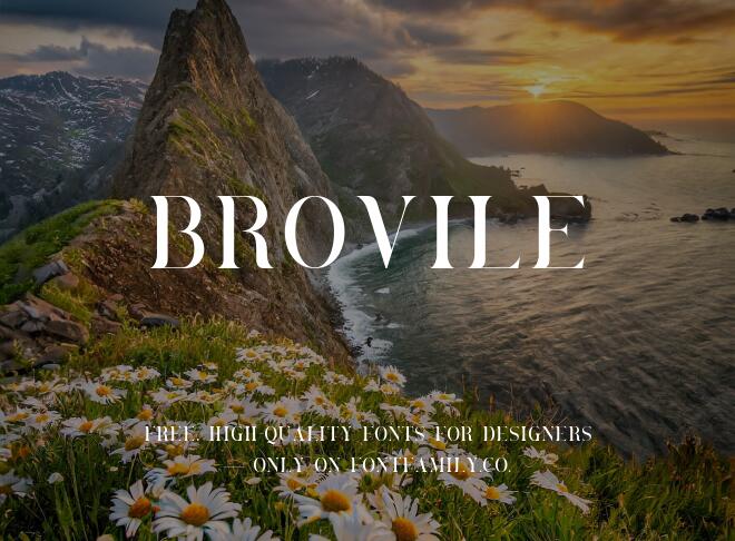 Brovile Font