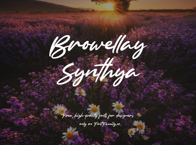 Browellay Synthya Font