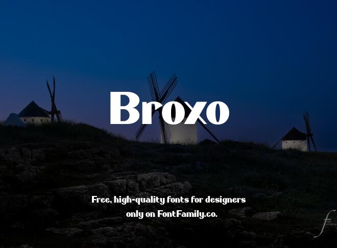 Broxo Font