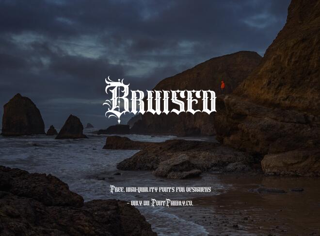 Bruised Font
