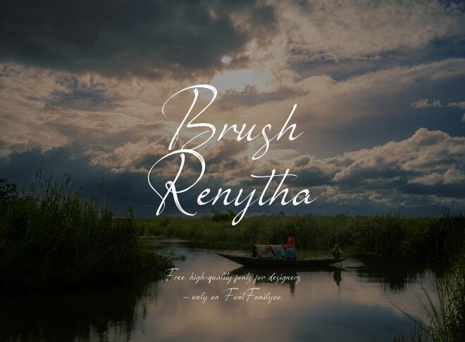 Brush Renytha Font