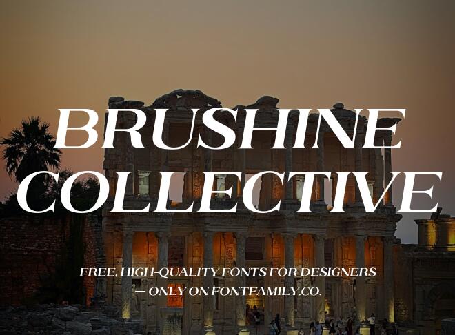 Brushine Collective Font
