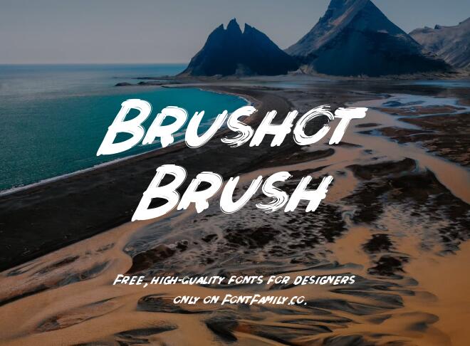 Brushot Brush Font