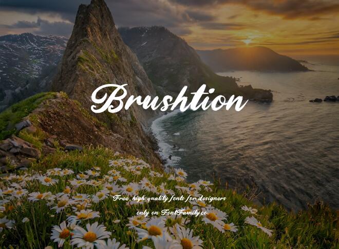 Brushtion Font