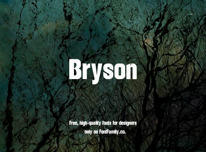 Bryson Font