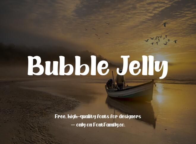 Bubble Jelly Font