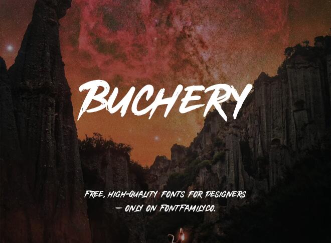 Buchery Font