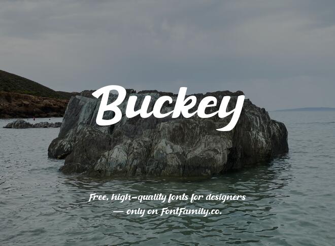 Buckey Font