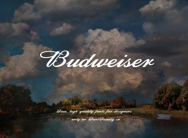 Budweiser Font