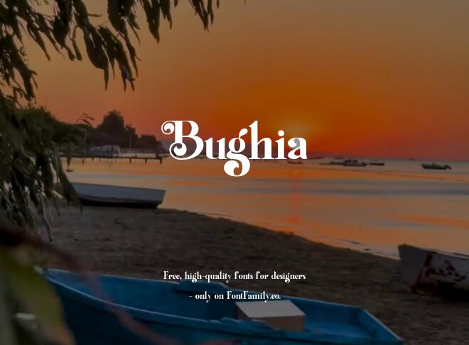 Bughia Font