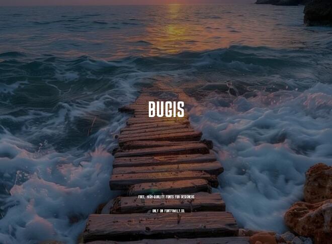 Bugis Font