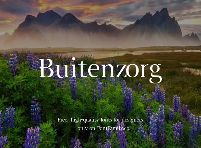 Buitenzorg Font