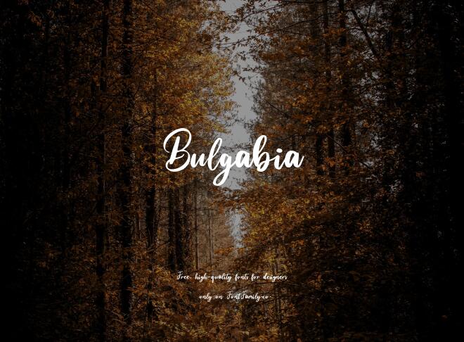 Bulgabia Font