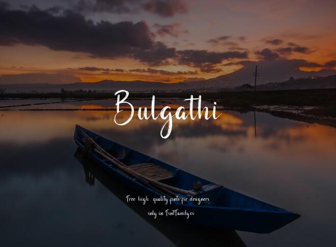 Bulgathi Font