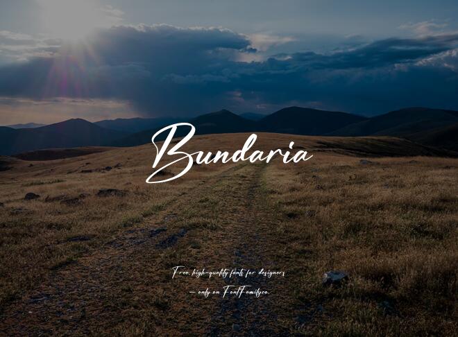 Bundaria Font