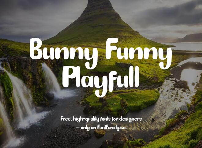 Bunny Funny Playfull Font